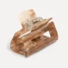 Shop Les Soeurs Hair Clip Rectangle Beige