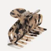 Clearance Les Soeurs Hair Clip Round Light Tortue