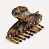 Sale Les Soeurs Hair Clip Round Dark Tortue