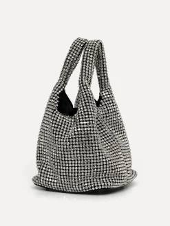 Shop Le Marais Handtas Ayla Black/Silver Strass