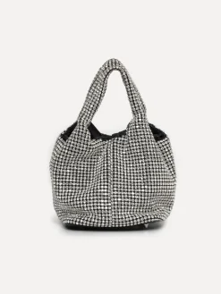 Shop Le Marais Handtas Ayla Black/Silver Strass