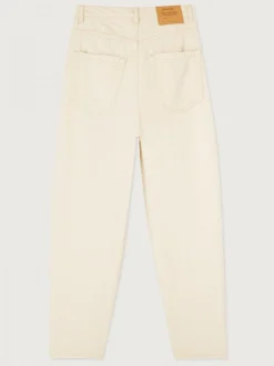 Fashion American Vintage Jeans Tineborow Ecru