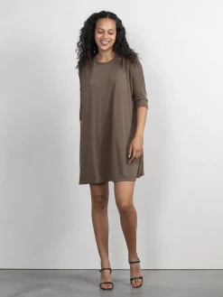 Best Sale Les Soeurs Jersey Jurk Amy Mokka