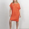 Best Sale MBYM Jersey Jurk Kattie Bosko Cherry Tomato