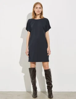 Best Sale MBYM Jersey Jurk Kattie Bosko Black