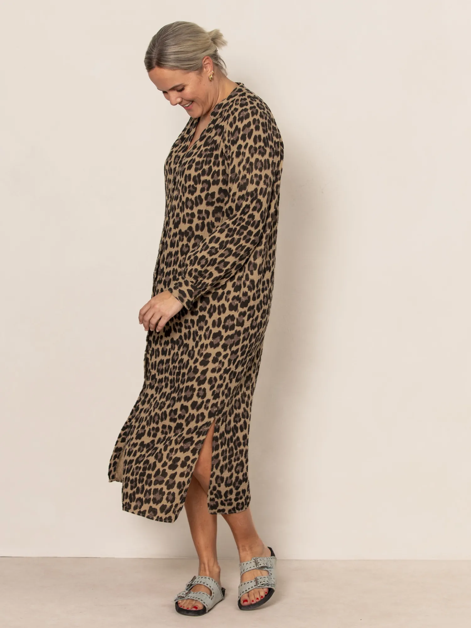 Sale Le Marais Jurk Gigi Leopard