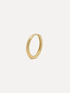 Hot Les Soeurs 14K Oorbel Jeff Fine Hoop Gold