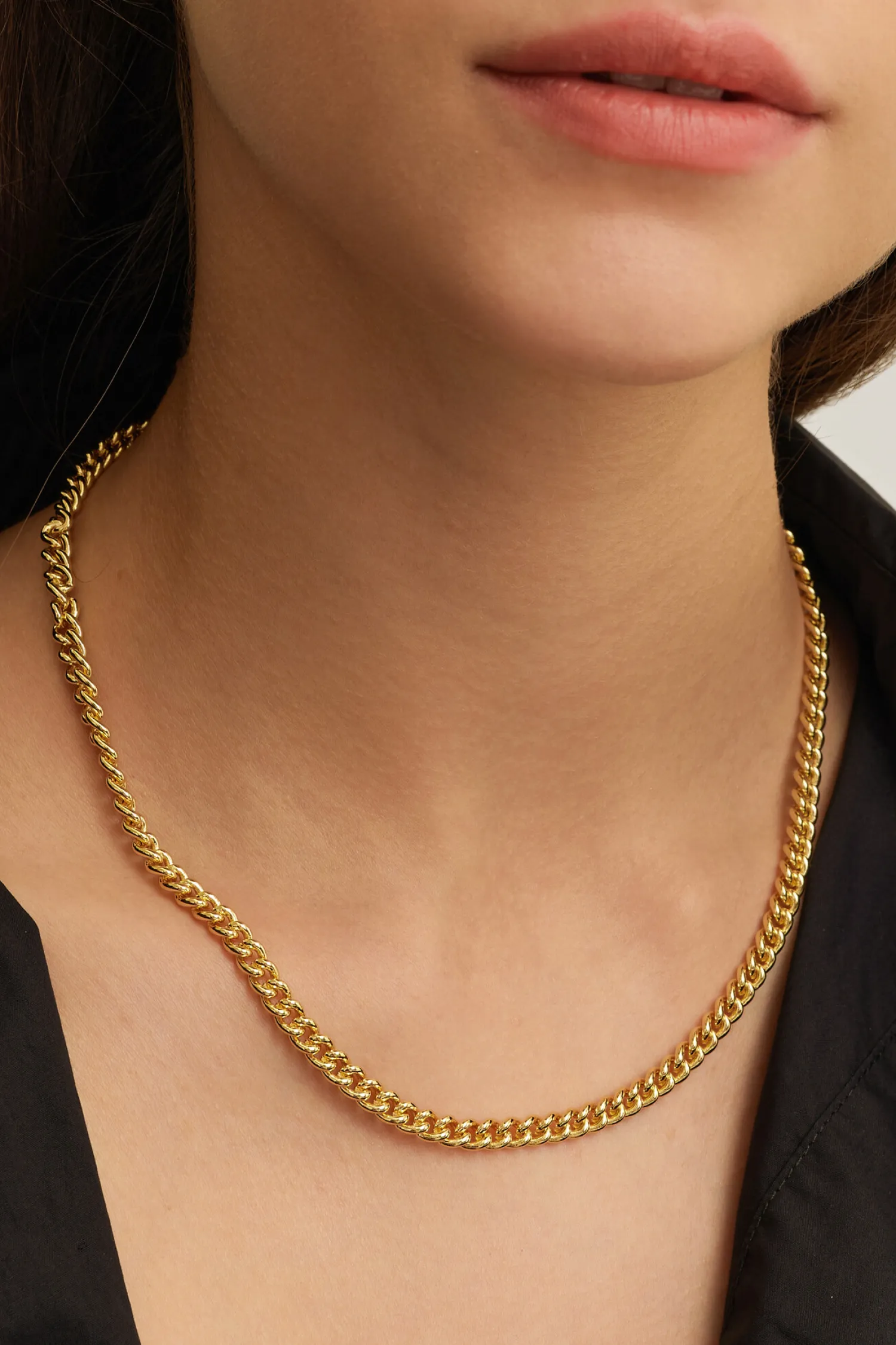 Sale Les Soeurs Ketting Rana Curb Chain Gold
