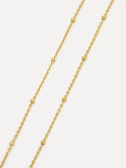 Shop Les Soeurs Ketting Roma Mini Dots Gold