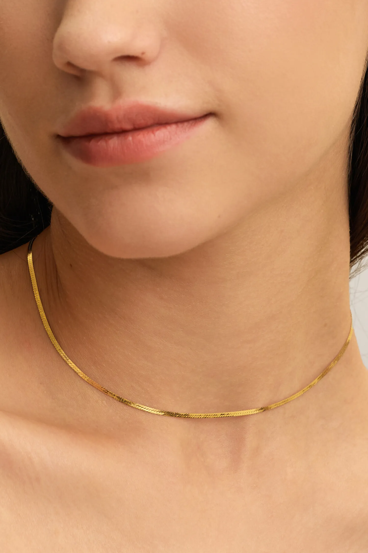 Cheap Les Soeurs Ketting Roma Snake 37Cm Gold