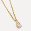 Fashion Les Soeurs Ketting Romee Extra Fine Chain Pear Gold