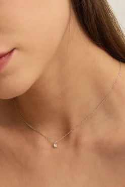 Flash Sale Les Soeurs Ketting Romee Extra Fine Chain Strass Silver