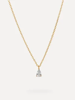 Fashion Les Soeurs Ketting Romee Extra Fine Chain Pear Gold