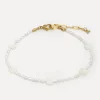 Shop Les Soeurs Kralen Enkelbandje Daisy Pearl