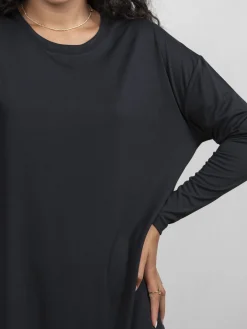 Hot Les Soeurs Lange Jersey Jurk Anne Black