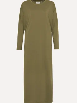 New Les Soeurs Lange Jersey Jurk Anne Olive
