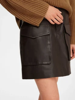 Clearance Selected Leer Mini Rok Kaisa Java