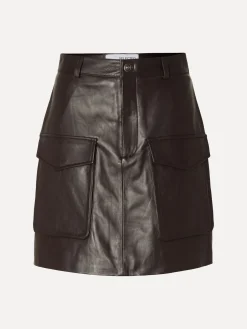 Clearance Selected Leer Mini Rok Kaisa Java