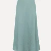 Best Le Marais Linnen Rok Nora Dark Green