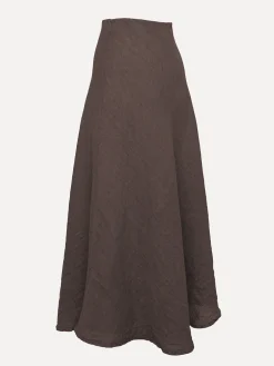 Best Sale Le Marais Linnen Rok Nora Brown