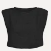 Shop Le Marais Linnen Top Lara Black