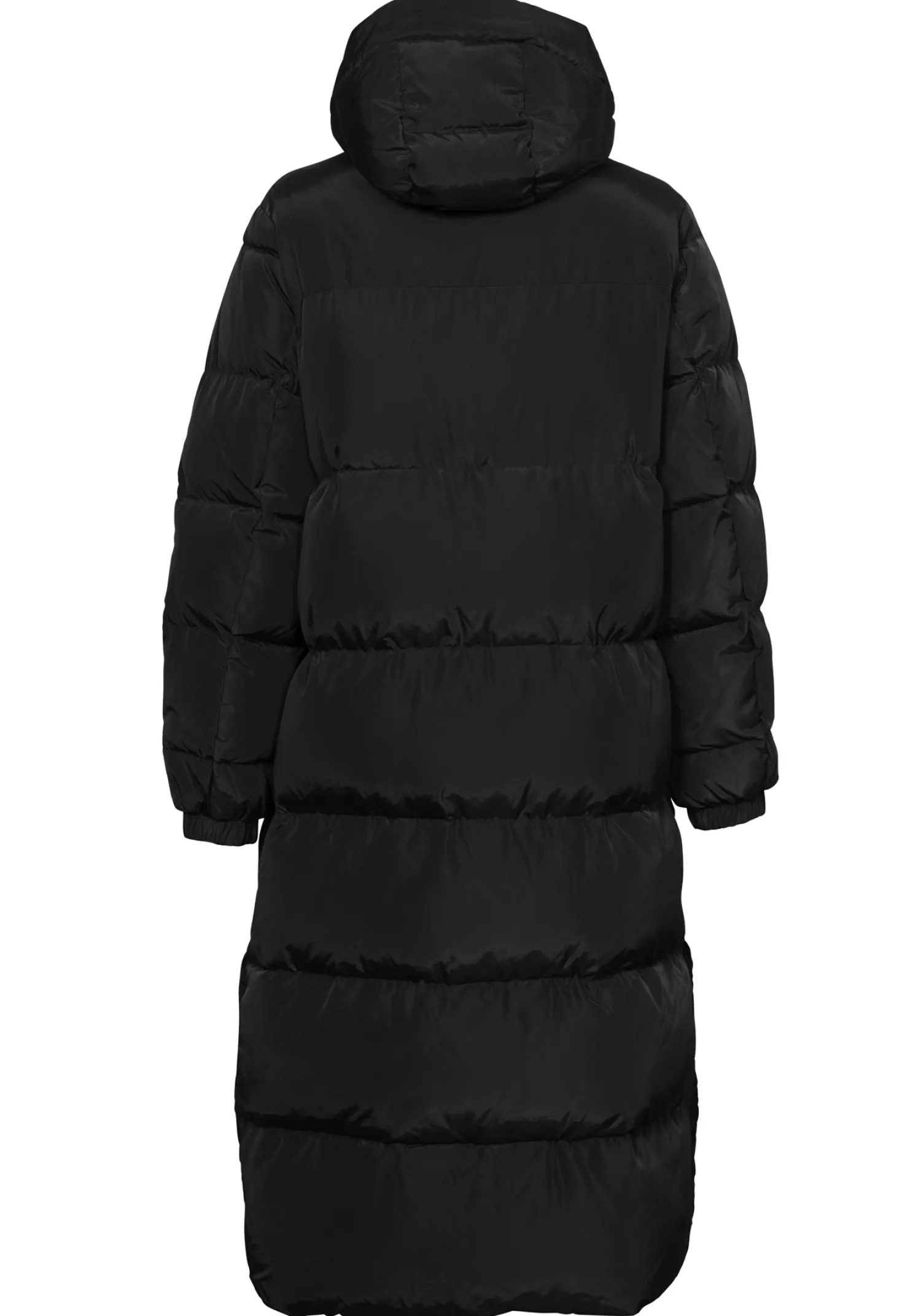Store Les Soeurs Longline Gewatteerde Jas Colin Black
