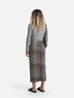 Hot Les Soeurs Midi Rok Amelie Leopard