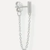 Flash Sale Les Soeurs Oorbel Cora Barre Chain Silver
