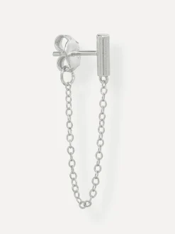 Flash Sale Les Soeurs Oorbel Cora Barre Chain Silver