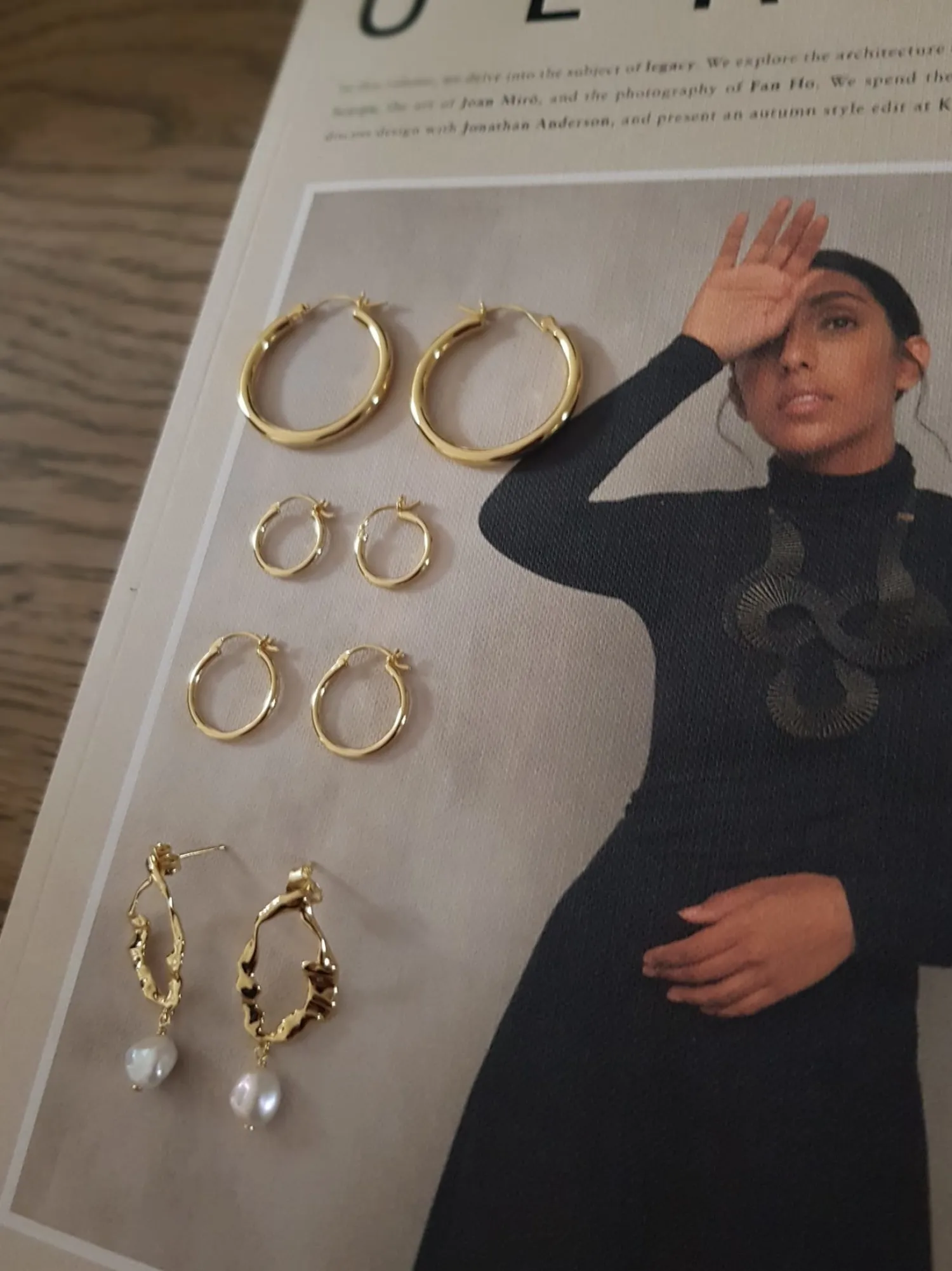 Cheap Les Soeurs Oorbel Jara Medium Gold