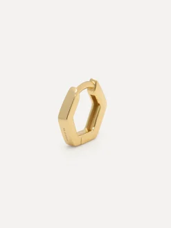 New Les Soeurs Oorbel Jeanne Hexagon Gold