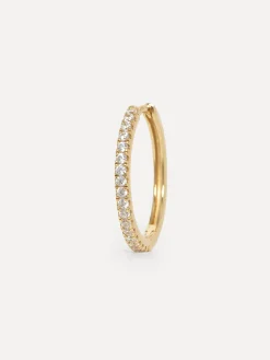 Online Les Soeurs Oorbel Jeanne Large Strass Gold