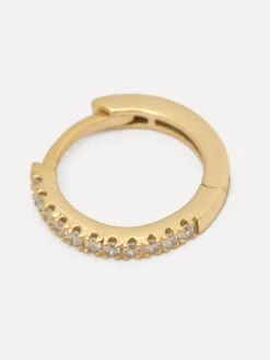 Best Les Soeurs Oorbel Jeanne Midi Strass Gold Clear