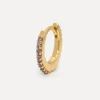 Cheap Les Soeurs Oorbel Jeanne Mini Strass Gold Lilac