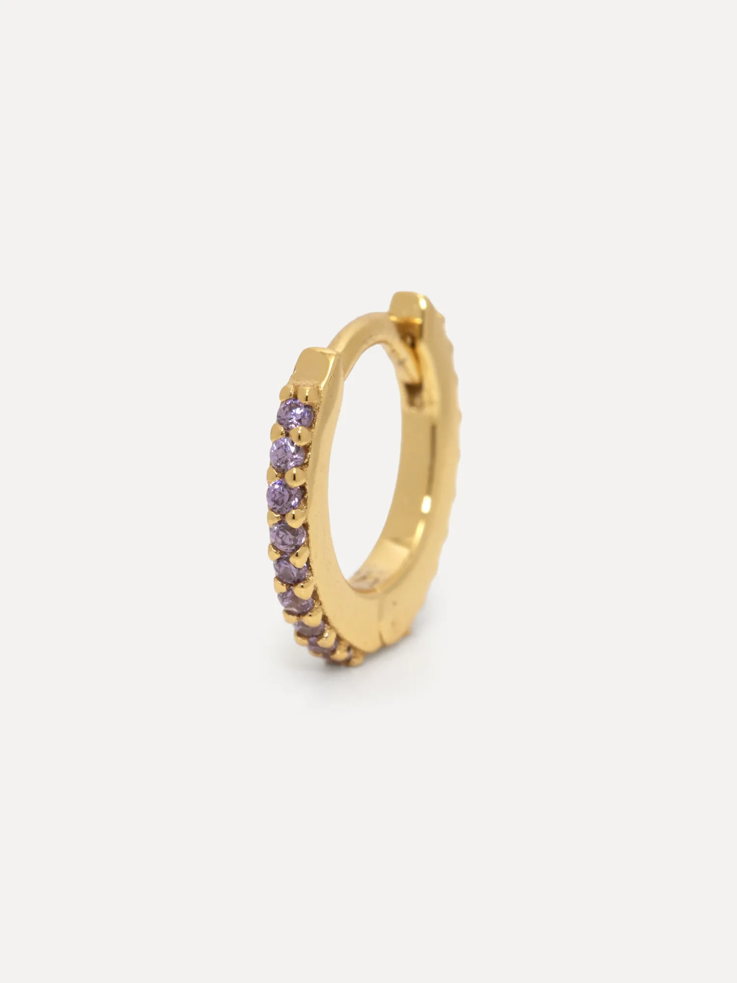Cheap Les Soeurs Oorbel Jeanne Mini Strass Gold Lilac