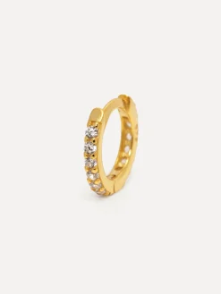 Sale Les Soeurs Oorbel Jeanne Mini Strass Gold Clear