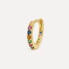 Sale Les Soeurs Oorbel Jeanne Strass Multicolor Gold Multicolor