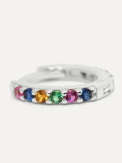 Cheap Les Soeurs Oorbel Jeanne Strass Multicolor Silver Multicolor