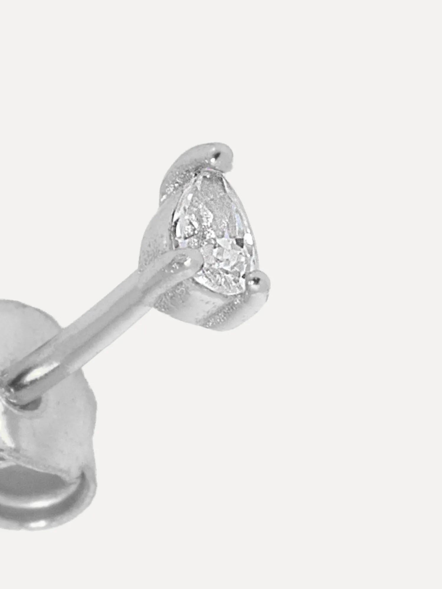 Online Les Soeurs Oorbel Jolie Pear Strass Silver