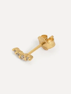 New Les Soeurs Oorbel Louise 4 Dots Strass Gold