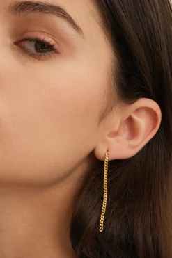 Flash Sale Les Soeurs Oorbellen Set Cara Chain Gold