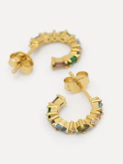 Discount Les Soeurs Oorbellen Set Cara Pastel Gold Zirkonia