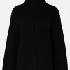 Best Selected Oversized Grofgebreide Trui Sefika Black