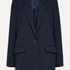 Cheap Selected Oversized Single-Breaster Blazer Rita Dark Sapphire