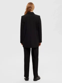 Fashion Selected Oversized Single-Breaster Blazer Rita Black