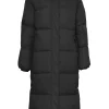Cheap Les Soeurs Padded Maxi Coat Kelvin Black
