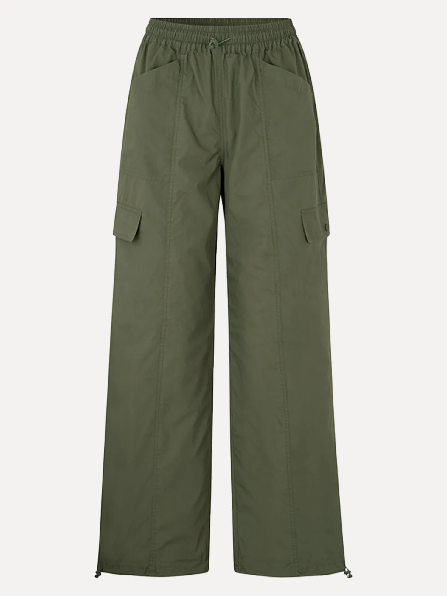Best MBYM Parachutebroek Yami Damika Dusty Olive