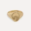 Clearance Les Soeurs Pinky Ring Ginette Oval Gold