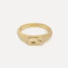 Fashion Les Soeurs Pinky Ring Ginette Rectangle Gold