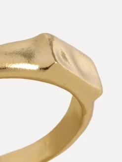 Fashion Les Soeurs Pinky Ring Ginette Rectangle Gold